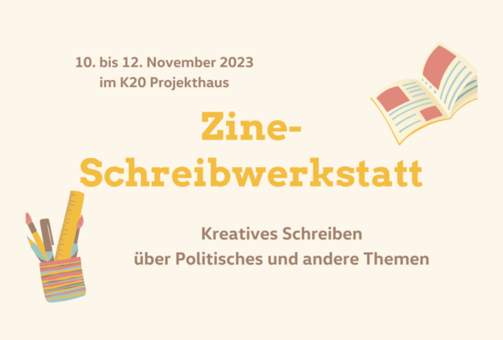 10.-12. November 2023: Zine-Schreibwerkstatt